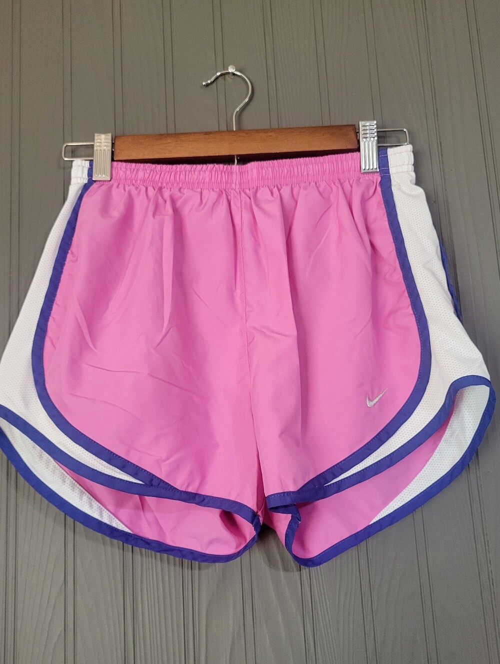 Nike Dri-Fit Tempo Running Shorts Athletic Brief Lined Pink Women's Small